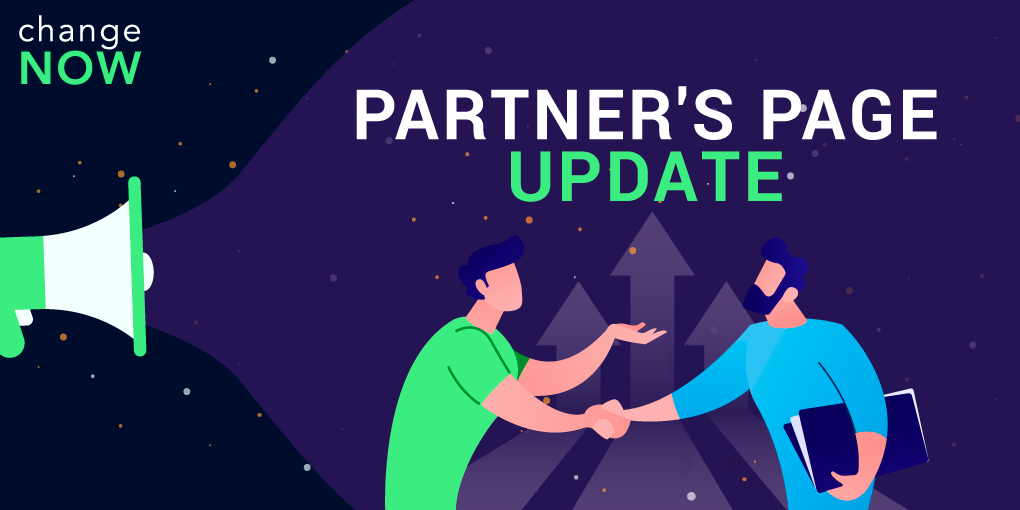 ChangeNOW Keeps Developing B2B(2C). Partner's Page Update