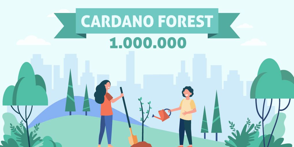 Cardano Surpasses Goal of 1 Million Planted Trees