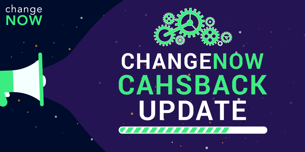 ChangeNOW Cashback Update