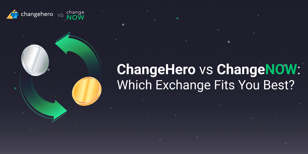 This picture shows the topic of this article: Comparing ChangeHero vs ChangeNOW