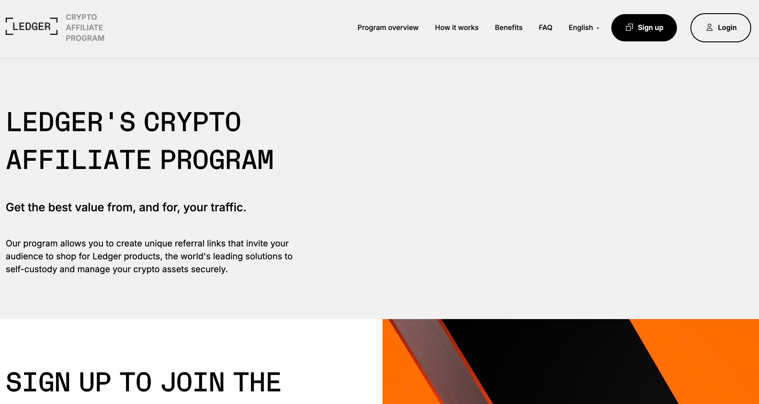 Ledger's Crypto Affiliate Program