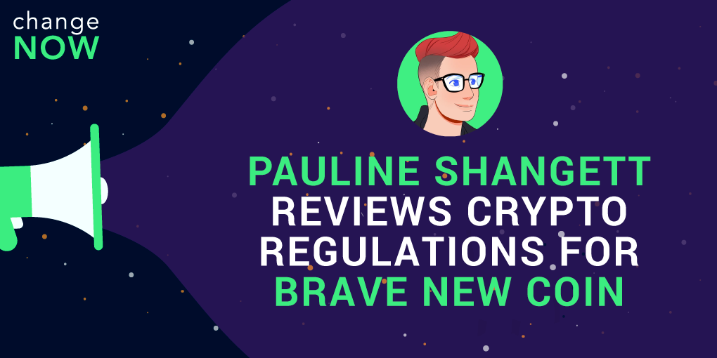 Pauline Shangett Reviews Crypto Regulations for Brave New Coin