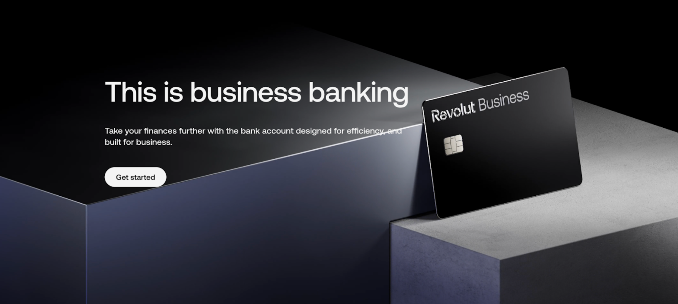This image shows the Revolut main page.