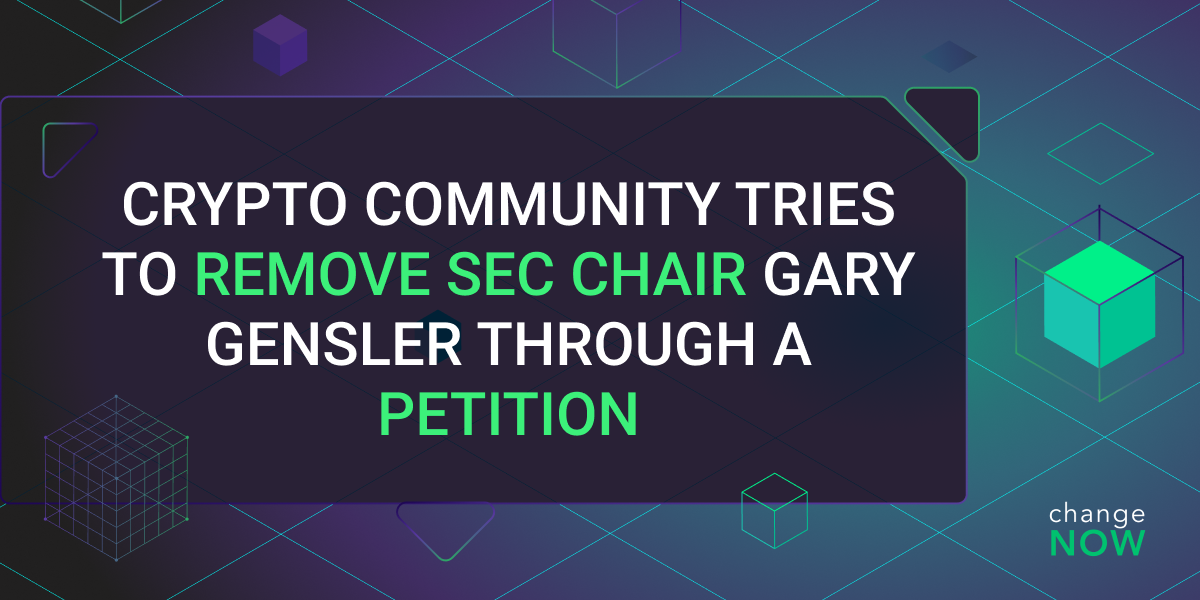 Crypto Community Tries to Remove SEC Chair Gary Gensler Through a Petition