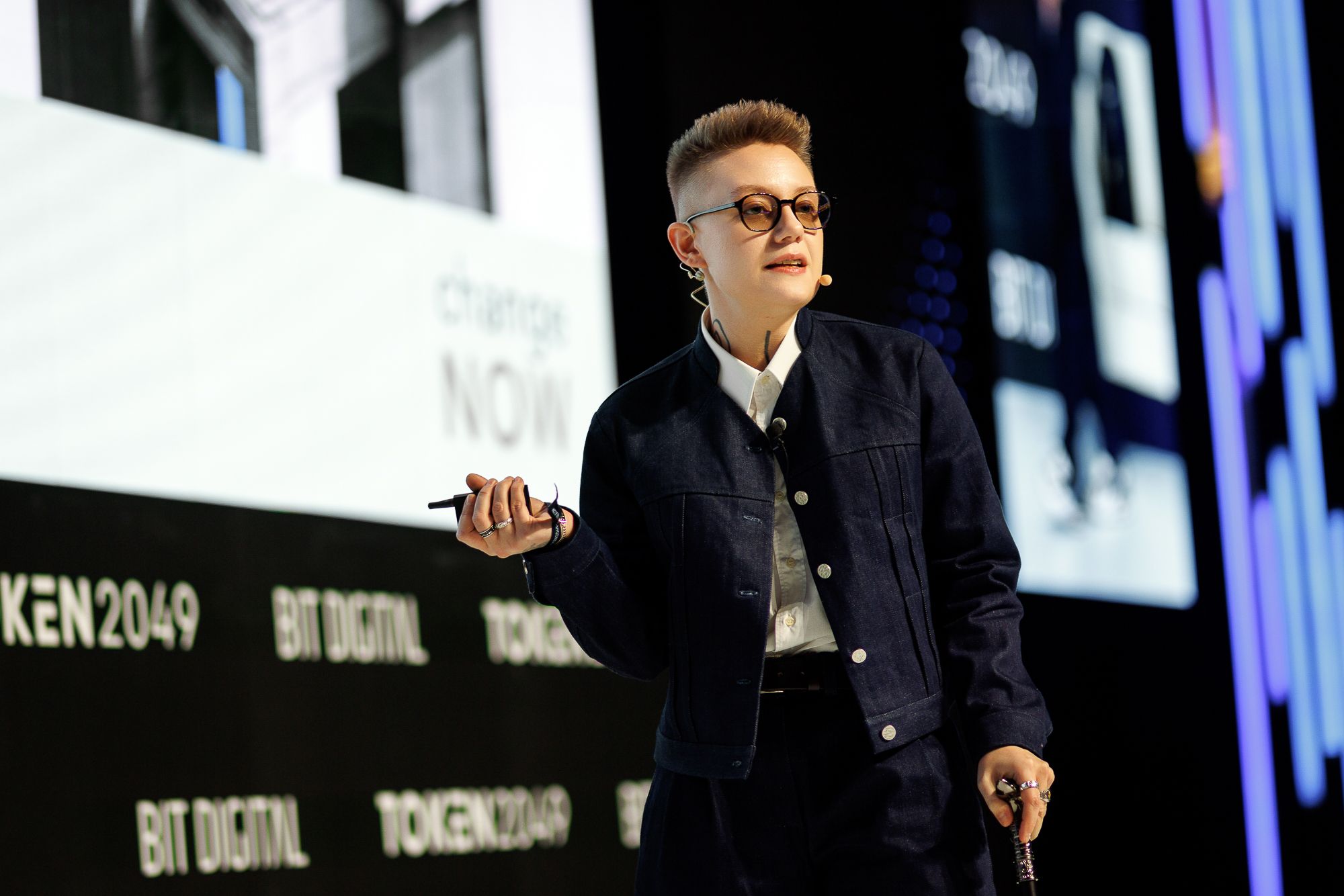Pauline Shangett on Token2049