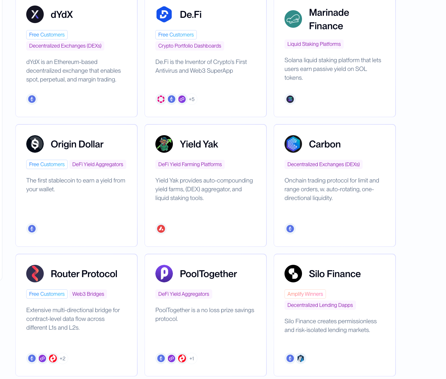 This image shows top DeFi platforms for trading, yield farming, staking, and decentralized finance tools across Ethereum, Solana, and other networks.