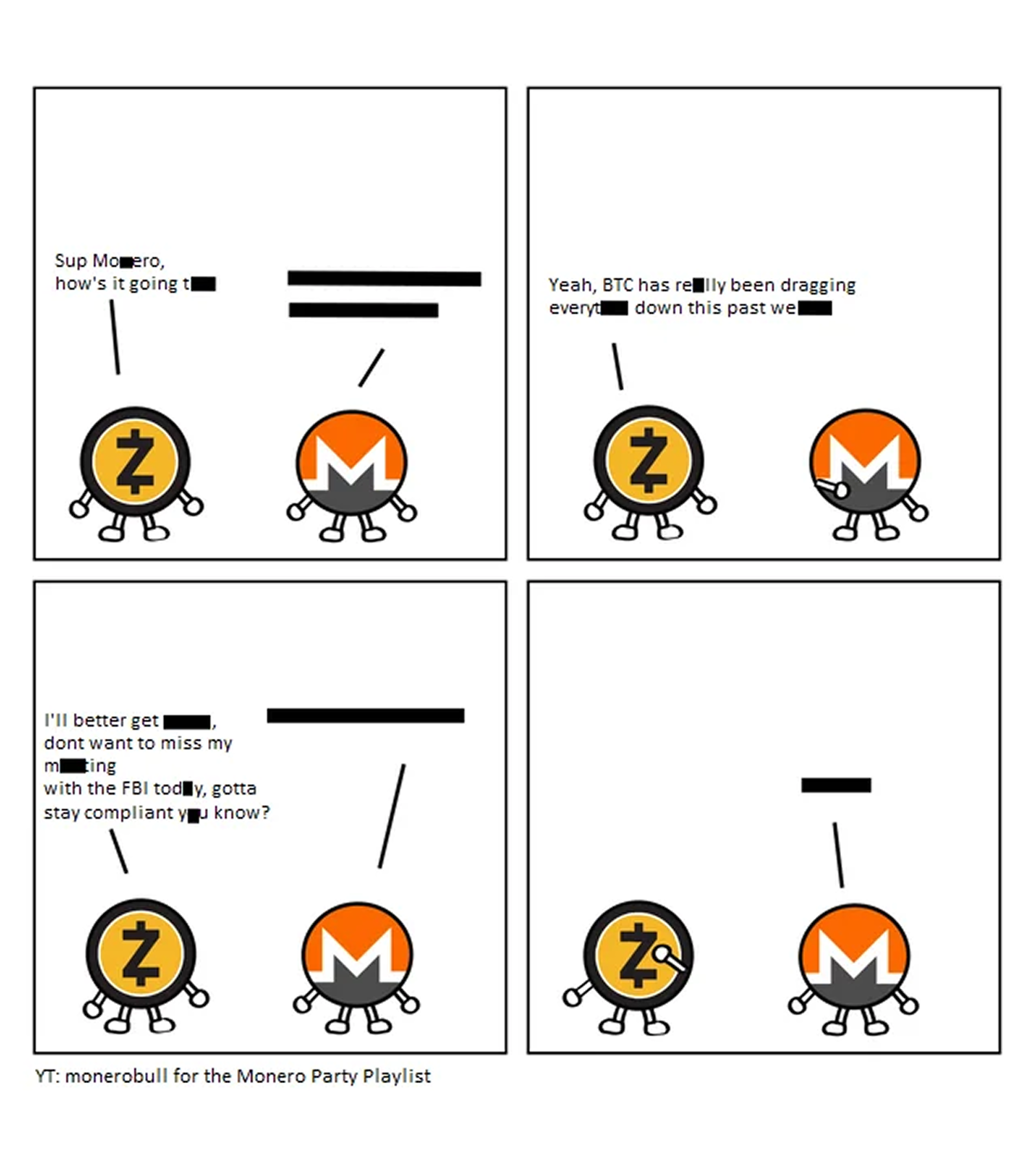 XMR vs ZEC comparison
