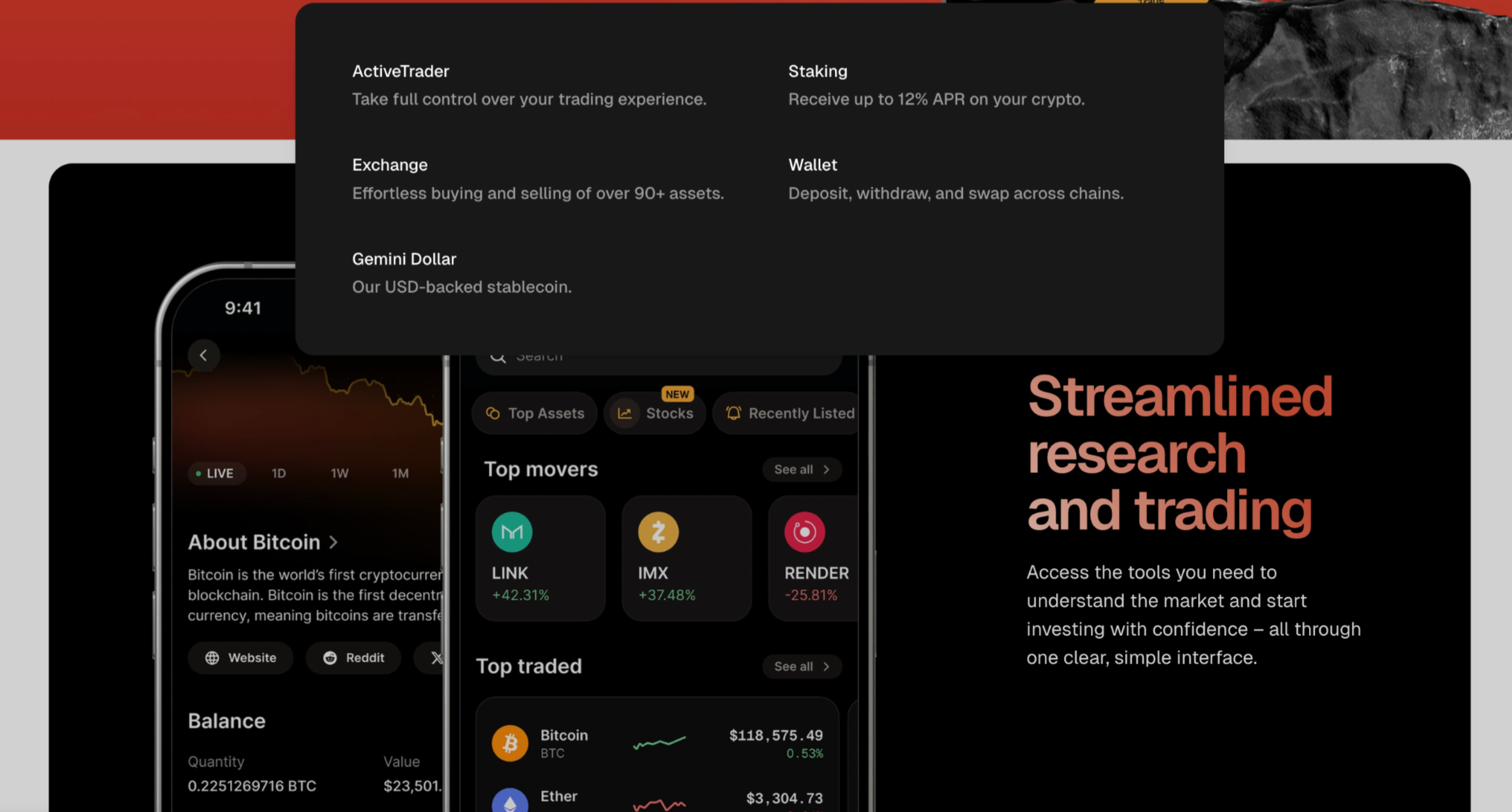 ActiveTrader Interface.
