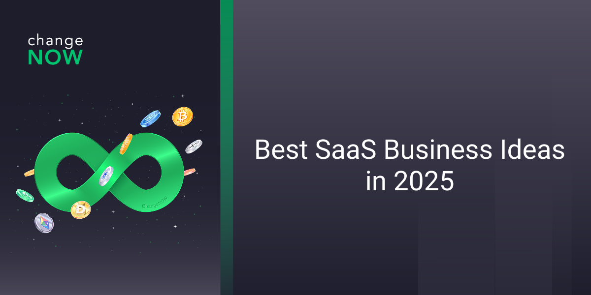 This image shows the name of the article "Best SaaS Business Ideas in 20205".