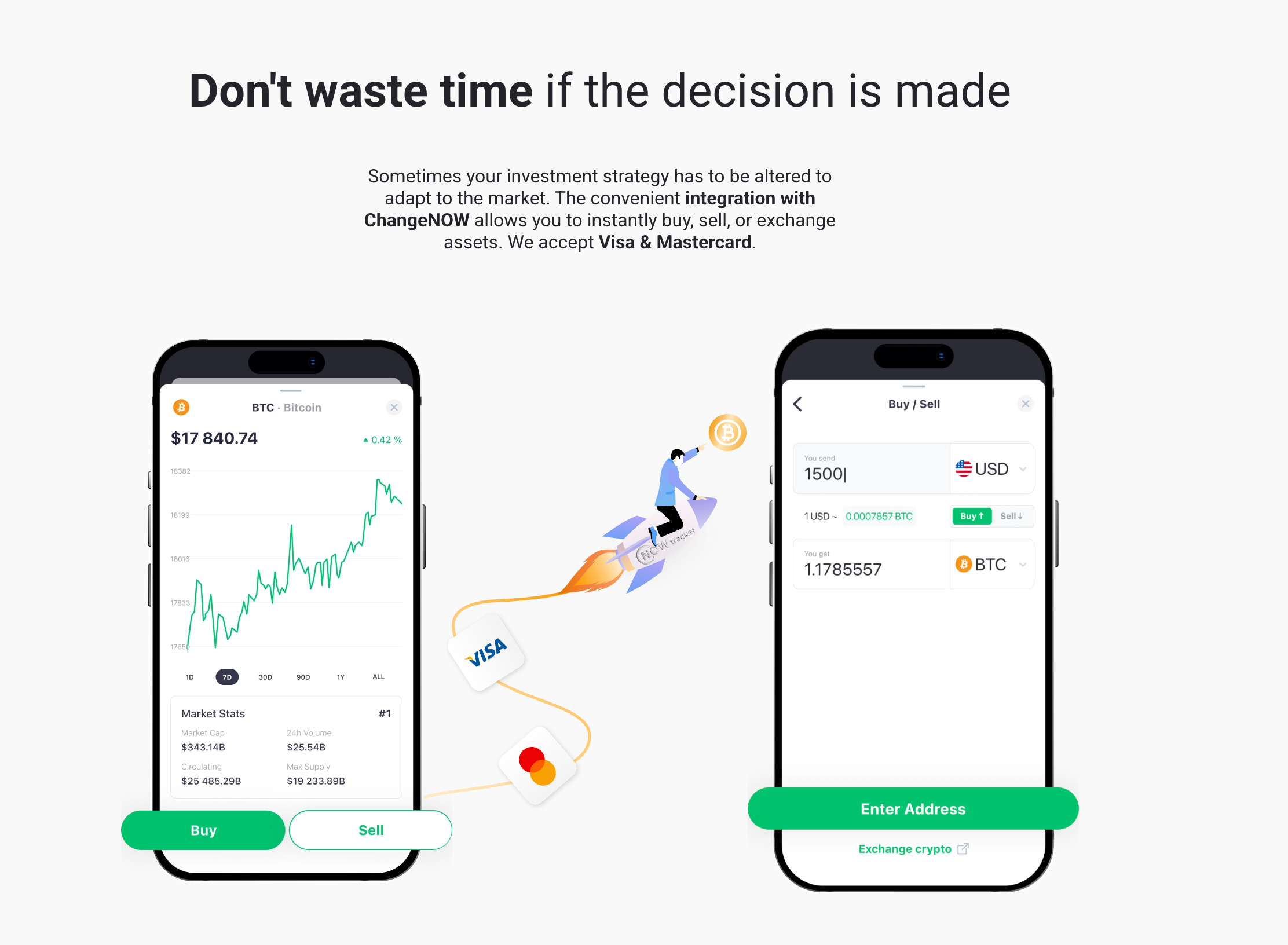 Integration with ChangeNOW.