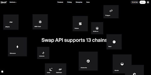 1inch Business - Exchange API
