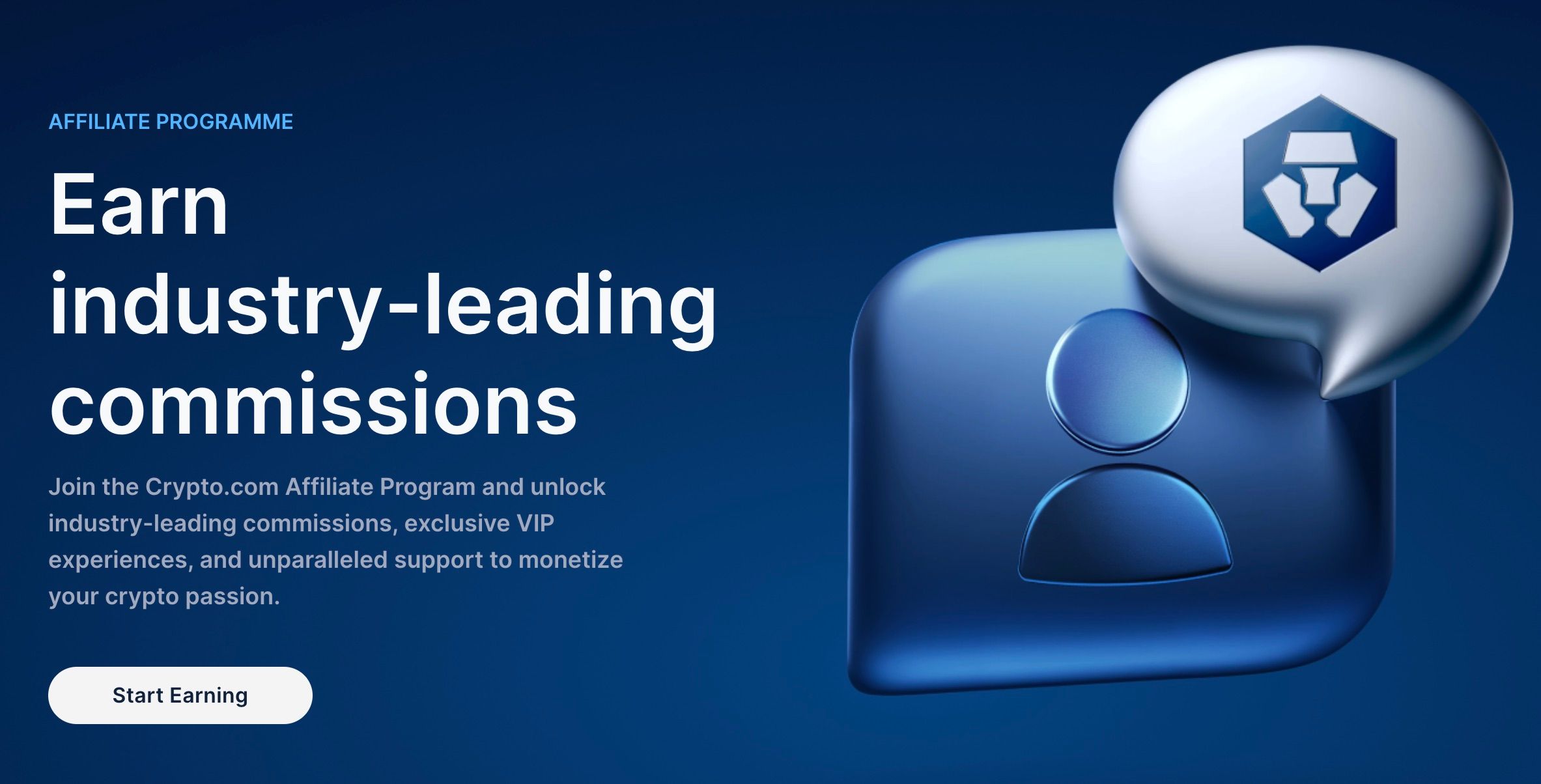 Cryptocom is well-suited for creators