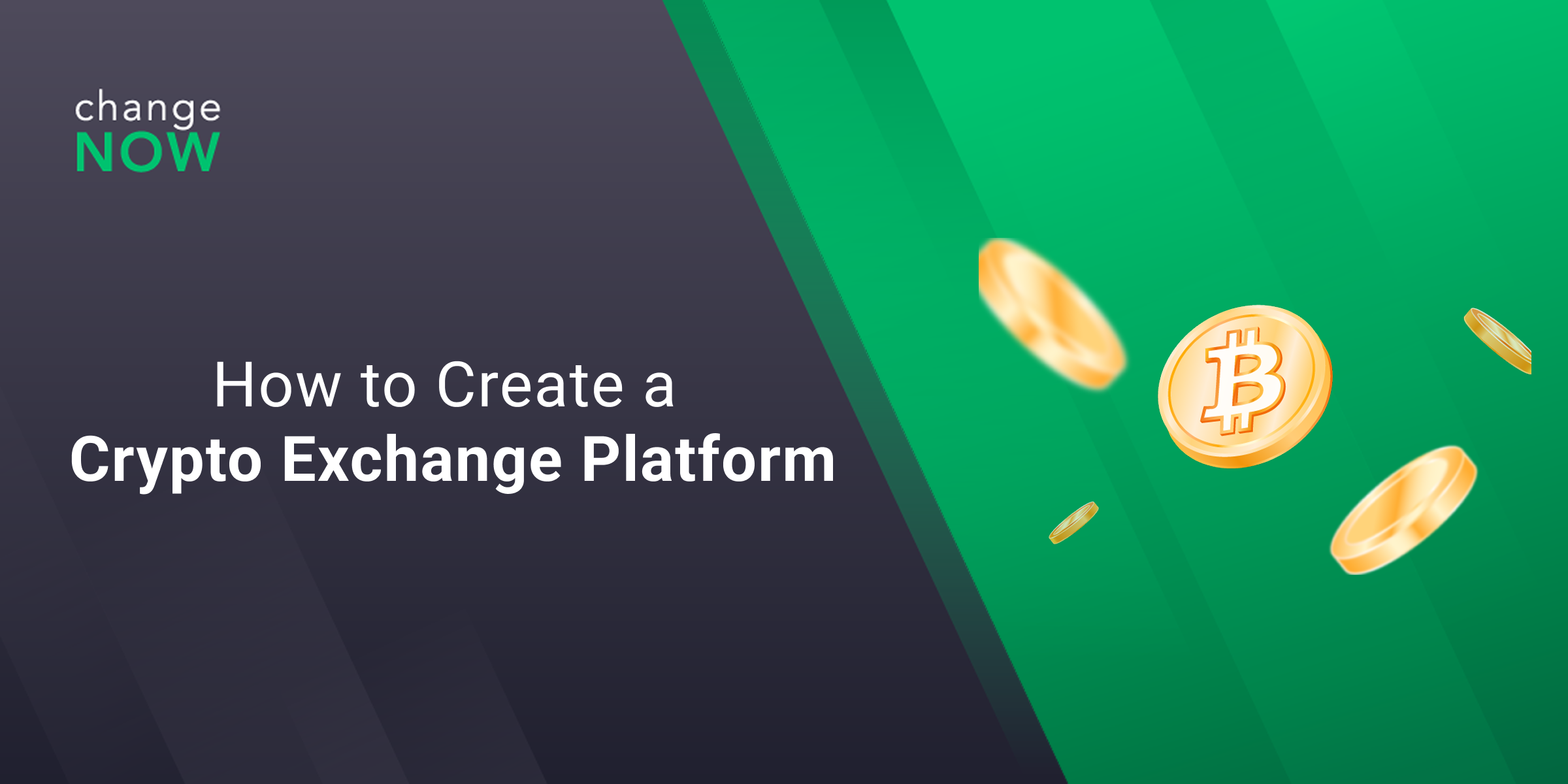 This image shows the name of the article: "How to Create a Crypto Exchange Platform".