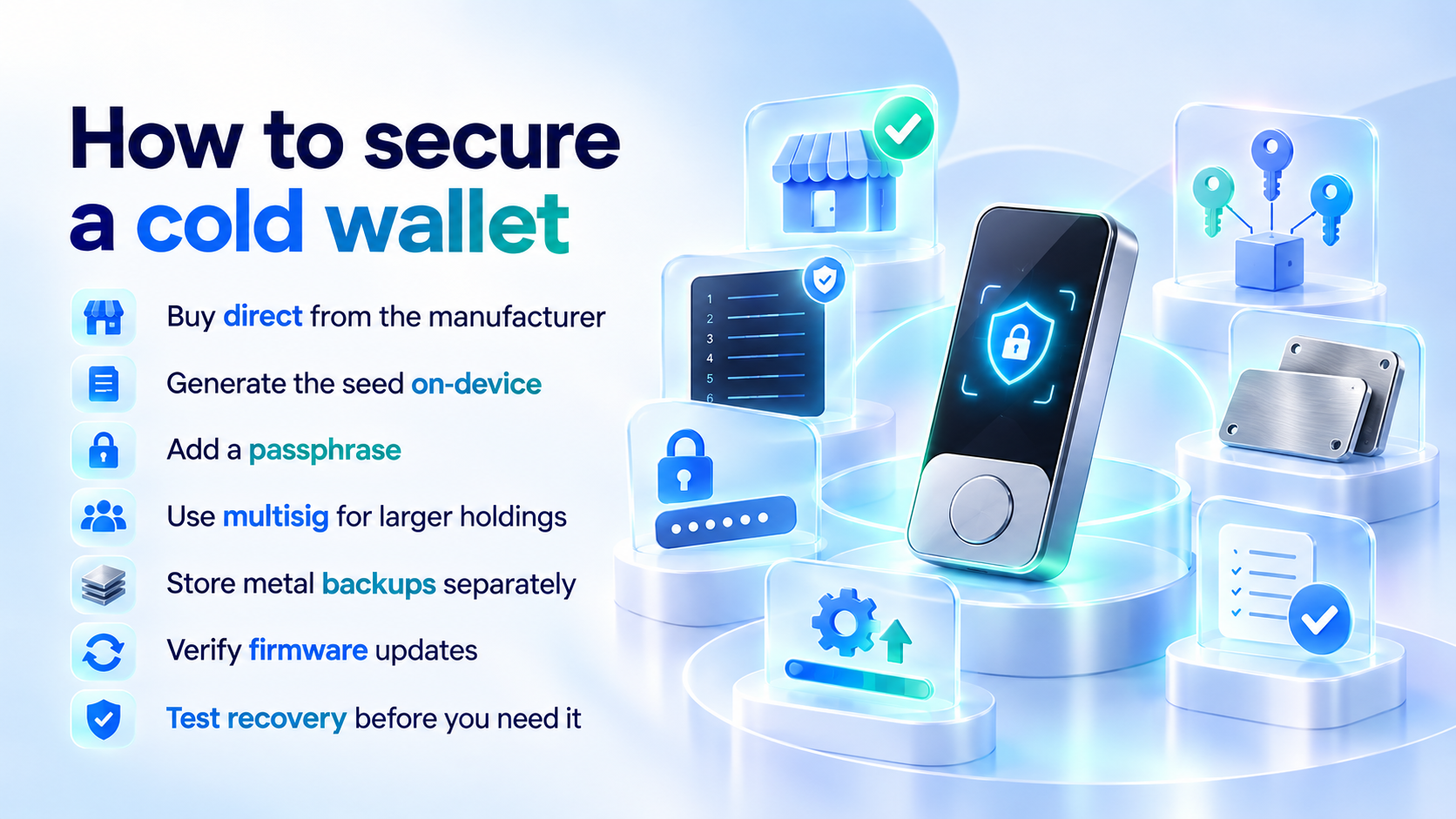 Cold wallet safety tips