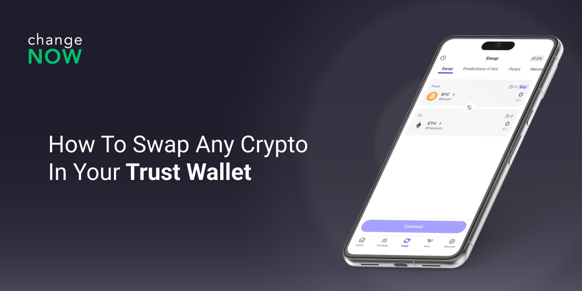 How to swap crypto in Trust Wallet