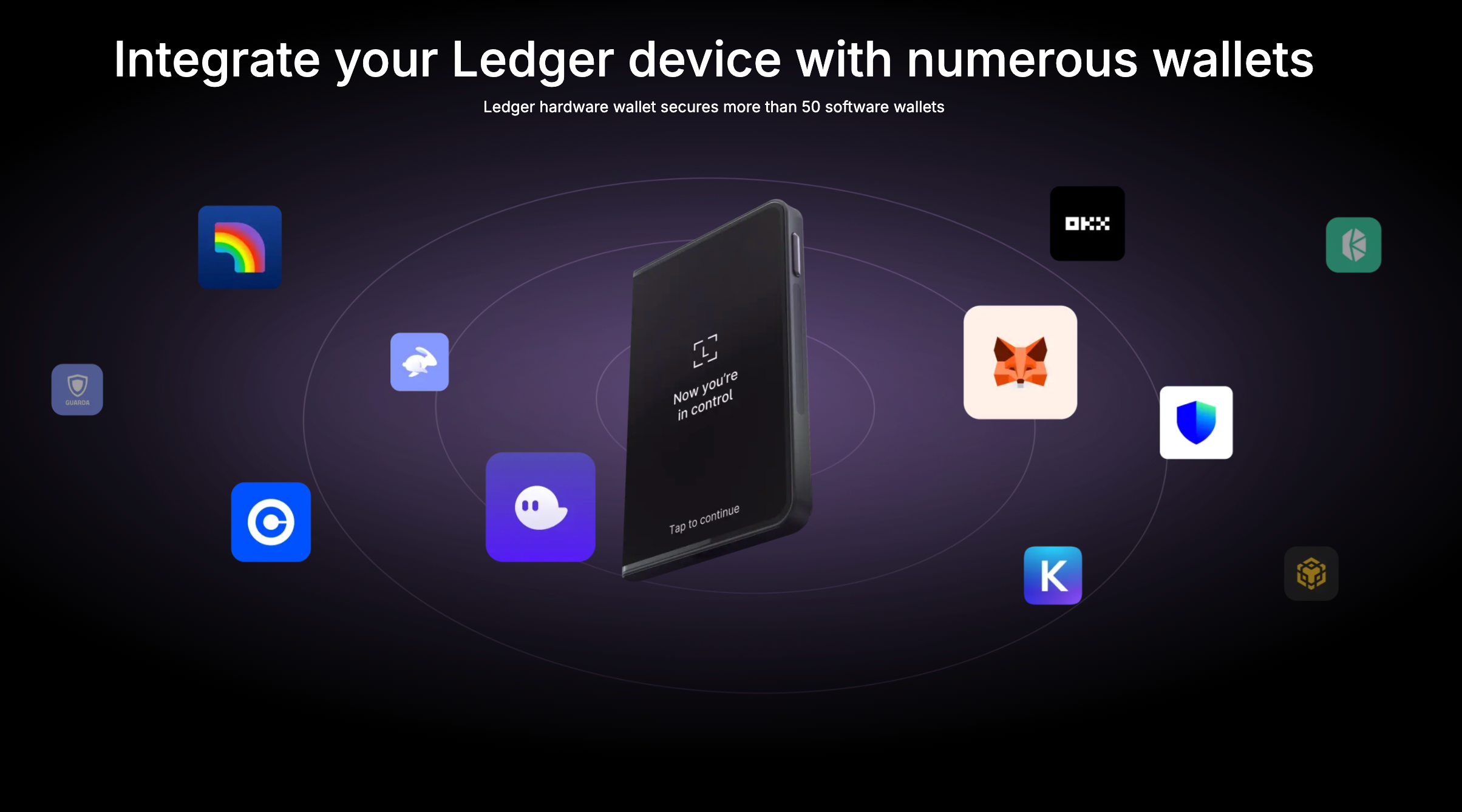The integration page of Ledger.
