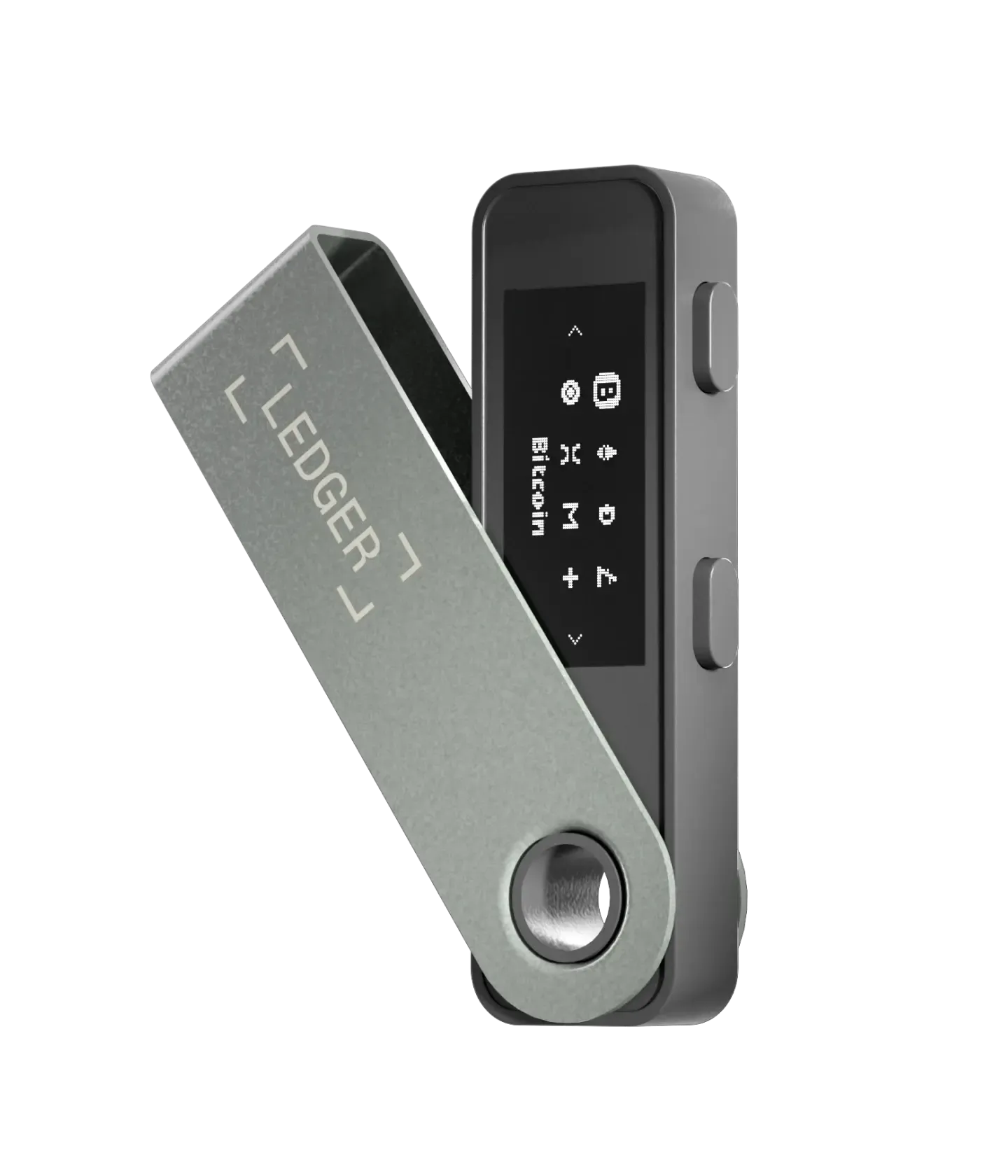 This picture shows Ledger Nano S Plus wallet