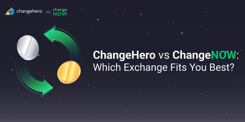 This picture shows the topic of this article: Comparing ChangeHero vs ChangeNOW