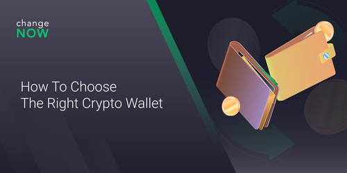 This image shows the name of the article "How To Choose The Right Crypto Wallet"
