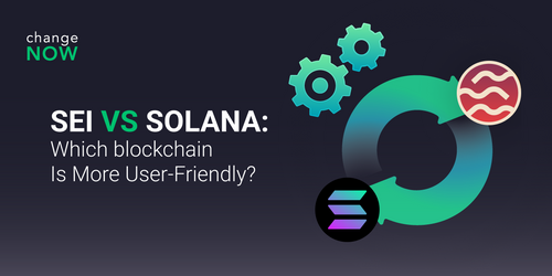 This image shows the name of the article "SEI VS SOLANA: Which blockchain Is More User-Friendly?"