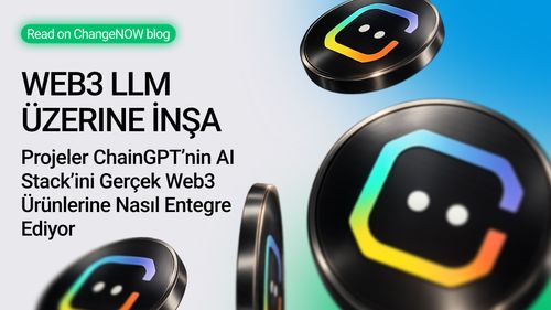 ChainGPT AI stack ile Web3 LLM tabanlı ürün entegrasyonu görseli.