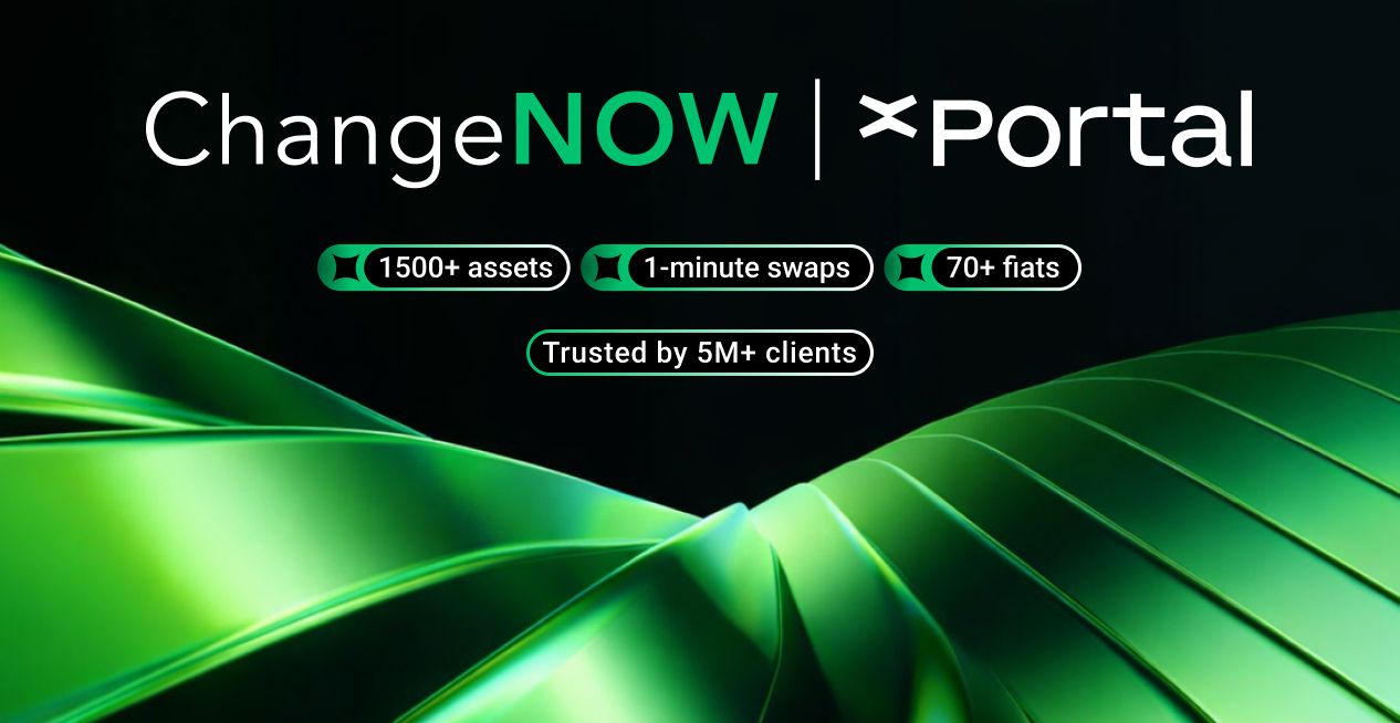 This image illustrates the picture of the article "ChangeNOW powers swaps in xPortal: Guide".