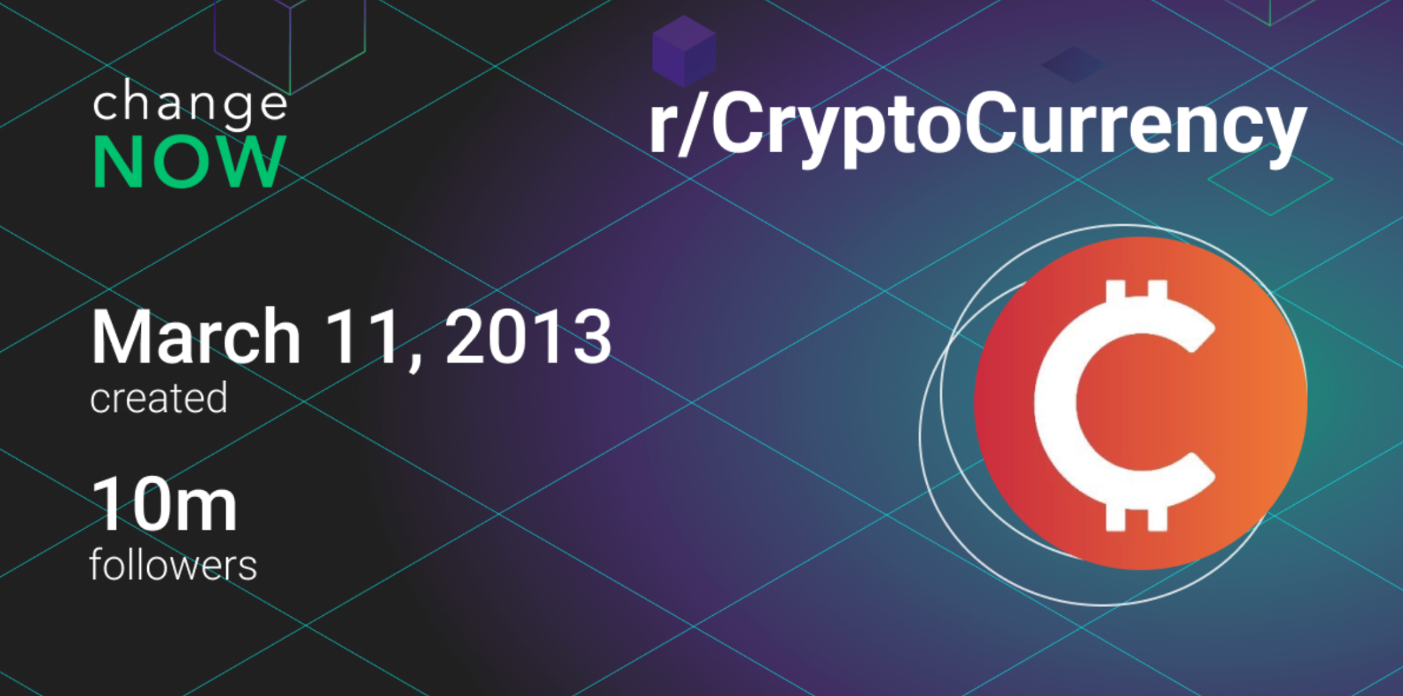 Oldest crypto community on Reddit - r/CryptoCurrency