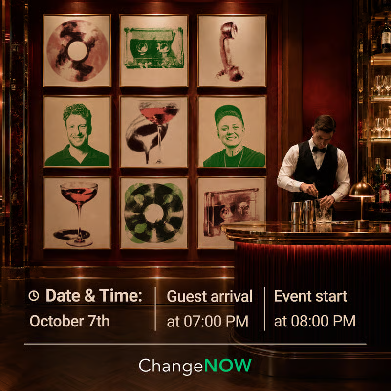 Retrofuture Soiree by ChangeNOW at TOKEN2049 in 2026