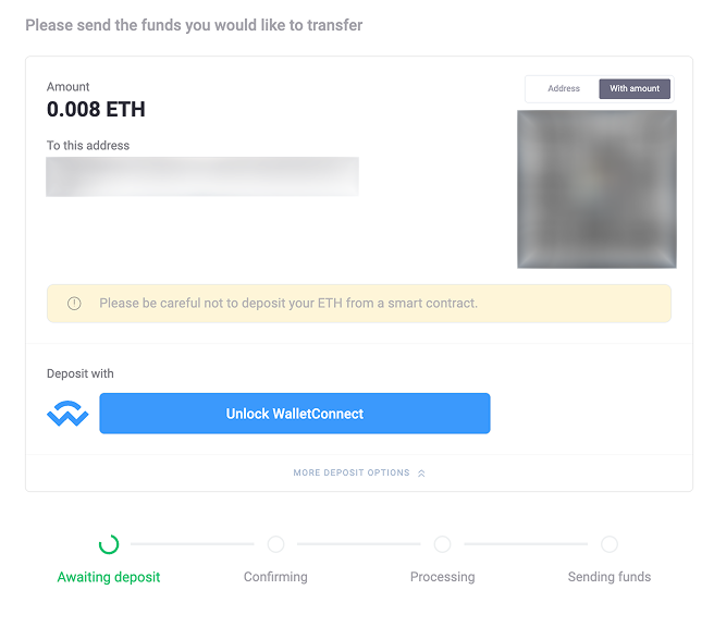 Step 2: confirm and send 