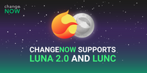 LUNA 2.0 and LUNC Available on ChangeNOW