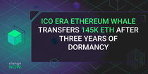 ICO Era Ethereum Whale Transfers 145k ETH after Three Years of Dormancy