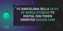FC Barcelona Sells 24.5% of Barça Studios to Digital Fan Token Oriented Socios.com