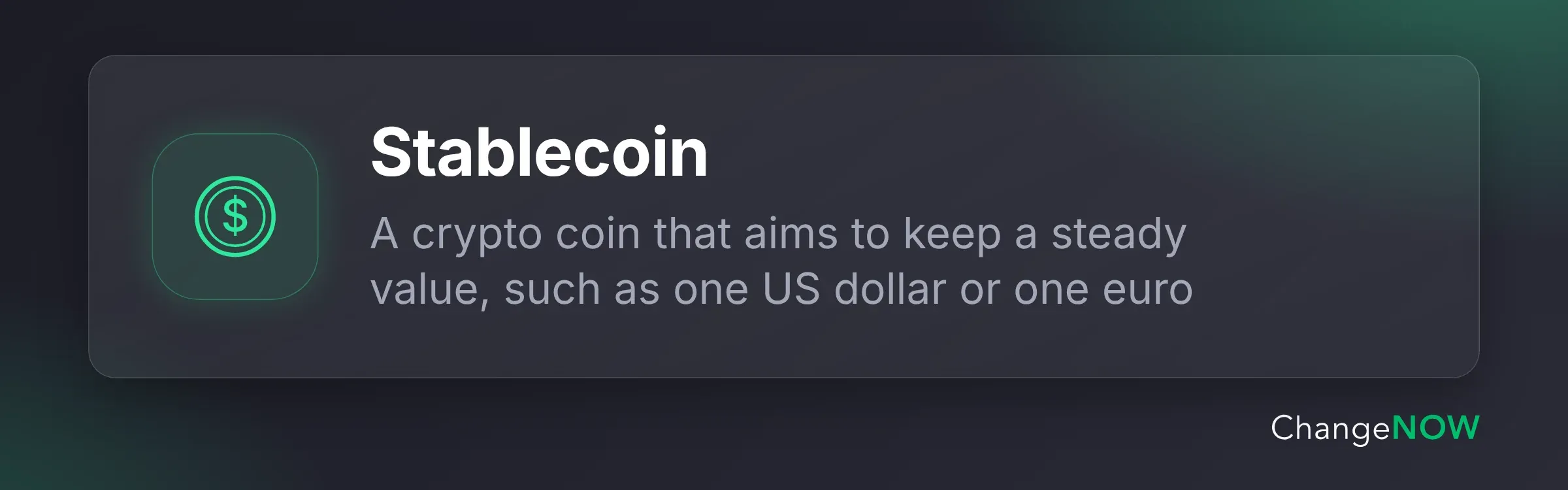 Stablecoin explained.