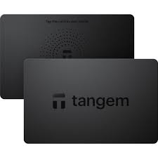 This picture shows tangem wallet