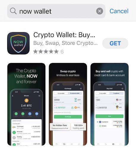 now wallet appstore google play