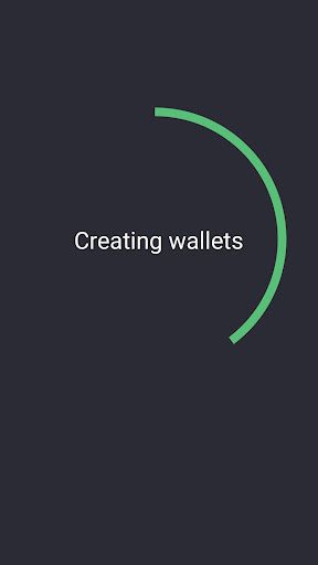 now wallet creating
