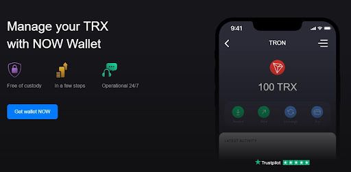 staking trx now wallet